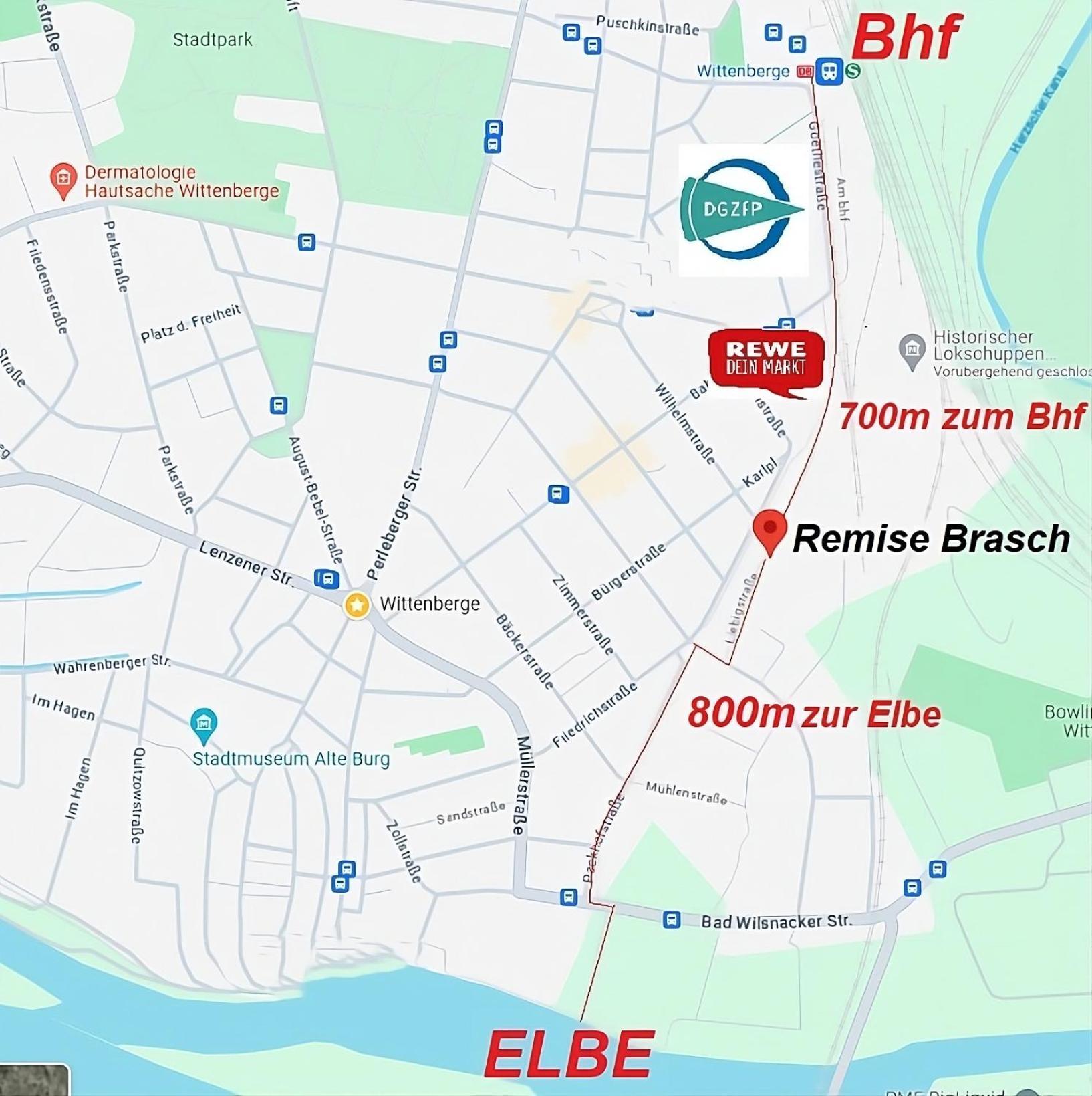Remise Brasch - Zwischen Bahnhof Und Elbe Apartment